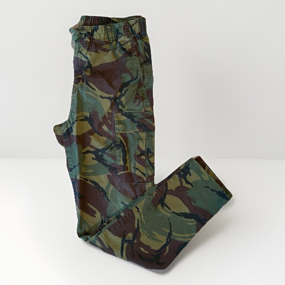 Polo Ralph Lauren Cargo Pants Women's 20 Green Camouflage Streetwear New York